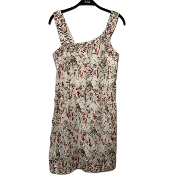 Max Studio Dresses & Skirts - MAX STUDIO Floral Cottage Romantic Fairy Knee Length Asymmetrical Neck Dress- S